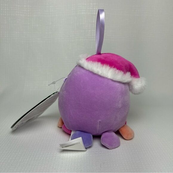 NWT Beula Octopus Purple Hat 4" Inch Squishmallows Christmas Plush Ornament - Picture 3 of 4